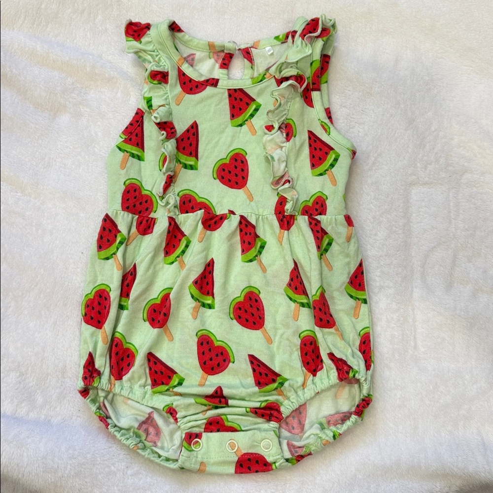 La La Logan Watermelon Delight Romper